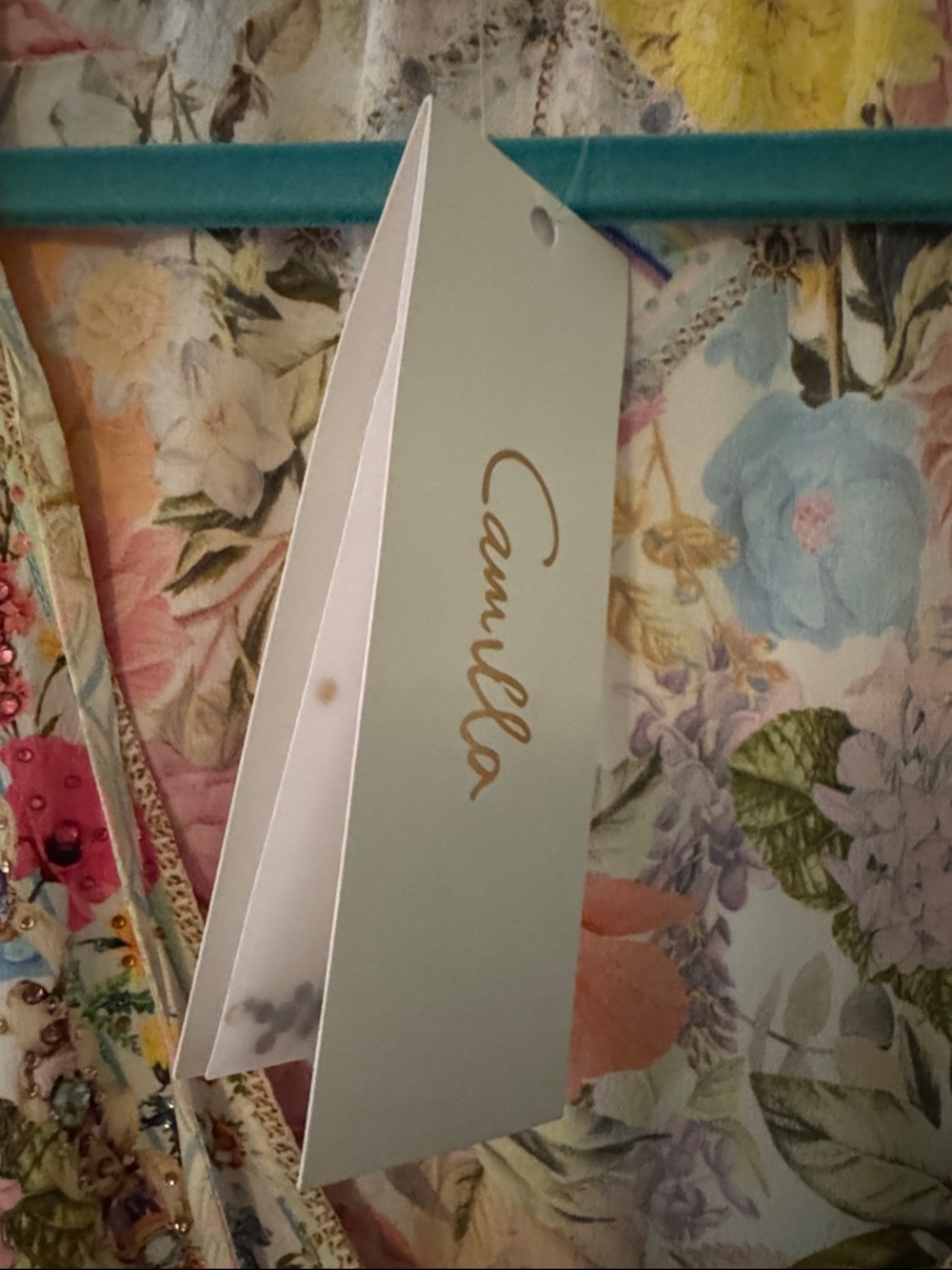 Camilla White Floral Mini Dress with Multicolor Bouquet Print - Picture 4 of 16